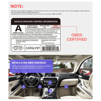 ELM327 Mini OBD2 Bluetooth 5.1 – Escáner Diagnóstico Inteligente para Coche