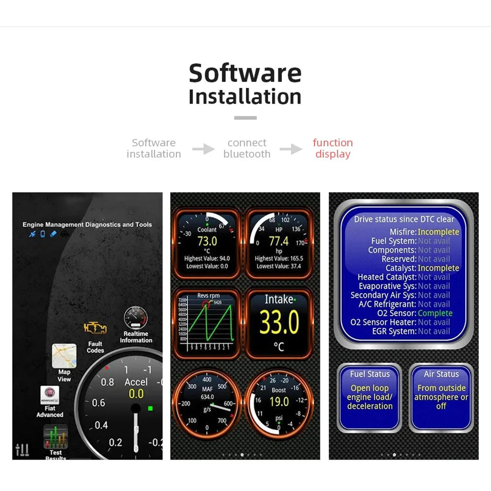 ELM327 Mini OBD2 Bluetooth 5.1 – Escáner Diagnóstico Inteligente para Coche